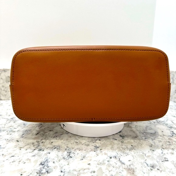 Ralph Lauren Perforated LRL Monogram Top Handled W Removable Long Shoulder Strap - Picture 6 of 14